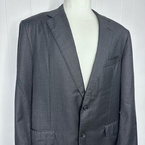 Paul Stuart Charcoal Gray Wool Blazer/Suit Jacket